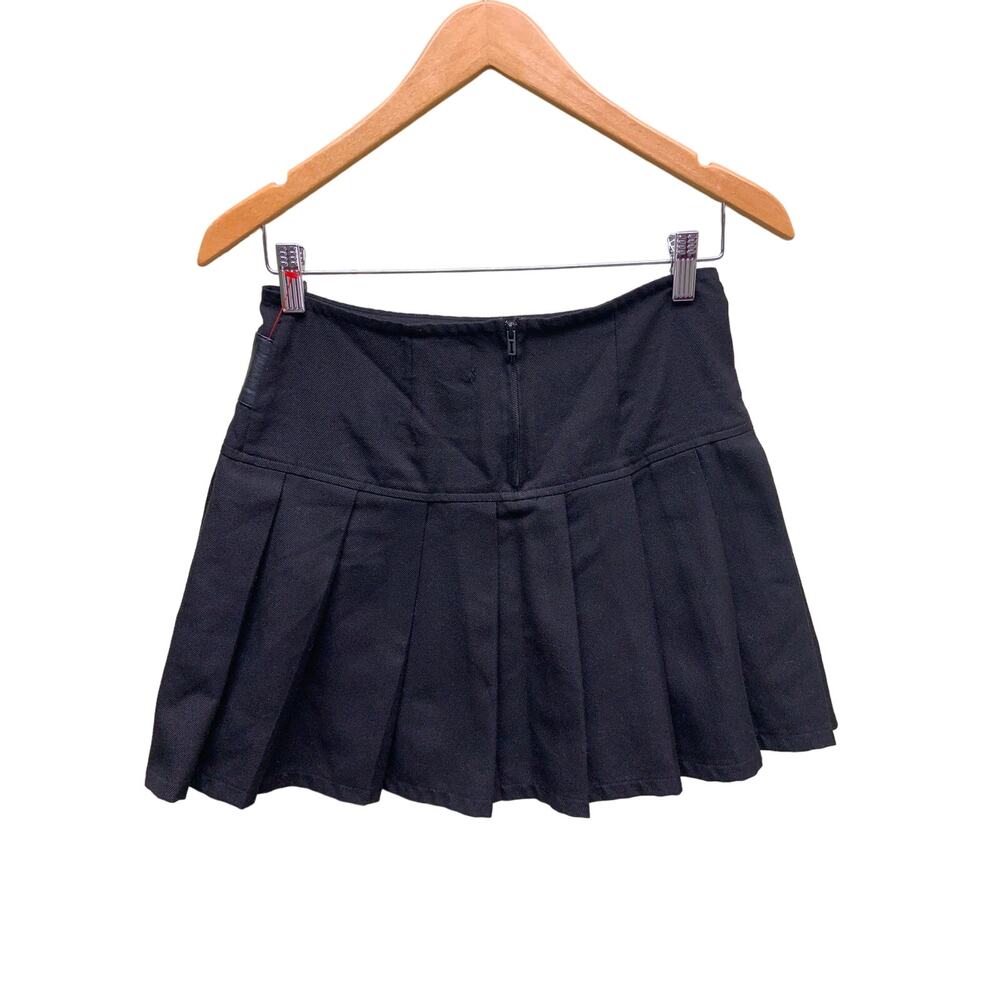 Womens Royal Bones Black Mini Goth Punk Emo Skirt Size S - Picture 5 of 7